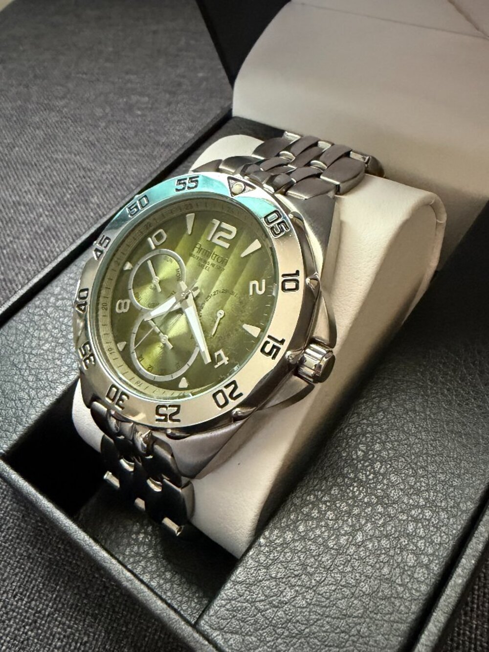 Armitron Green Multi-Function Watch - Picture 2 of 13